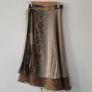 Double Layer Wrap Skirt (OS)